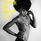 Book cover featuring African person posing for camera and the book title