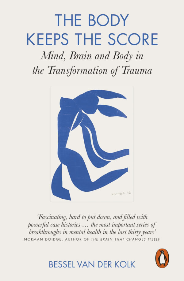 Book cover featuring one of Henri Matisse's blue dancers and the book title